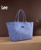 LEE Plaid Cotton Large Tote